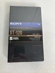 Sony (ST-120) Mqst Master Quality Broadcast Video Cassette Vhs *new / Nos*. Fixed Price $45.00.