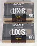 2 New Sony Ux-s 90 High Bias Type Ii Blank Cassette Tapes. Fixed Price $25.99.