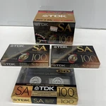 Tdk Sa 100 Type Ii High Bias Blank Audio Cassette Tapes New Sealed Nos Of 8. Fixed Price $79.99.