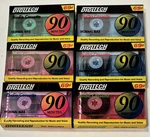 Lot 6 New Sealed Audio Cassettes 90 Minutes Digitech Tapes Normal Bias 1998. Fixed Price $20.00.