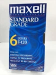 Maxell Standard Grade T-120 Vhs Video Cassette Tapes Sealed. Fixed Price $7.96.