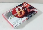 Tdk B-60 Normal Position Type Brilliant Audio Cassette Tape. Fixed Price $10.39.