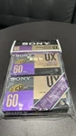 Lot Of 2 Sony Ux 60 High Bias Audio Cassette Tapes - New Sealed. Fixed Price $25.99.