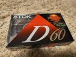 Tdk Metal IEC1/TYPE I,D60, Minute Blank Audio Cassette Tapes, New, Sealed. Fixed Price $5.00.