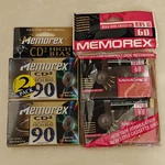 (2) Memorex CD2 90 + Hbsii 60 New Sealed Audio Cassettes Typeii. Fixed Price $20.00.