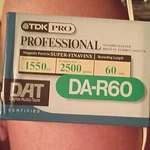 Tdk DA-R60 Digital Audio Tape Min Recordable Cassette. Fixed Price $10.99.