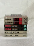 Sony HF60/MAXELL XLII90/RCA Hi-fi Audio Cassette Tapes Sealed New Lot Of. Fixed Price $20.03.