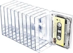 10-PACK Cassette Tape Storage Cases & Holder Clear Plastic Audio Orga. Fixed Price $18.99.
