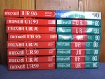 Maxell Audio Cassette Tape Lot Of 16 Blank Sealed Normal Bias Ur 90 Minute. Fixed Price $25.00.