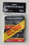 Memorex Db Series 90 - Blank Cassette 2 Pack Sealed Vintage 1987. Fixed Price $12.99.