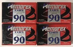 New Lot Of 4 Memorex Dbs Normal Bias 90 Minute Blank Cassette Tapes. Fixed Price $6.99.
