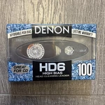 Denon HD6 100 Blank Audio Cassette Tape (sealed) Nos! New. Fixed Price $25.00.