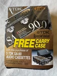 Tdk SA-90 Cassette Tapes 5 New With Free Carry Case. Fixed Price $75.00.