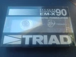New, Sealed Triad EM-X90 High Position (type Ii) Cassette Tape Made In Japan. Fixed Price $39.00.