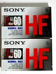 2 Sony Normal Bias Minute Cassette Tapes Sealed HF60C. Fixed Price $7.06.