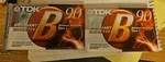 2 New Tdk B90 Brilliant Type 1 Normal Position Blank Cassette Tape. Fixed Price $11.00.