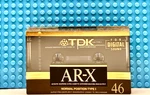 Tdk Ar-x 46 1990 Japan Type I Blank Cassette Tape (1) (sealed). Fixed Price $38.69.