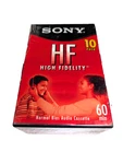 Sony Minute Blank Audio Cassette Tapes 10 Pack Sealed C-60HFL Vintage. Fixed Price $22.95.