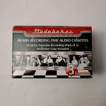 Studebaker Audio Cassette Tapes Lot Of 3 New And Sealed. Fixed Price $17.49.