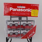 New And Sealed Panasonic Microcassette Tapes RT-604MC 4-PACK! Free Shipping!. Fixed Price $13.49.