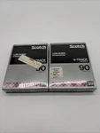 3M Scotch Low Noise Dynarange Blank 8-TRACK Tape Cartridge 90MIN Sealed Lot Of 2. Fixed Price $19.95.