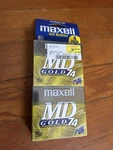 **new** **sealed** Maxell Recordable Minidisc 4-PACK MD-74RM. Fixed Price $23.33.