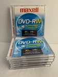7 Pack Maxell Dvd-rw Camcorder 30 Minutes Recording Per Disc 1.4GB. Fixed Price $29.99.