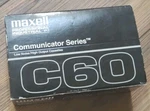 Maxell Professional Industrial Communicator Series C60 Cassettes Box 10 New. Fixed Price $26.99.