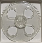 Audiotape 7" Empty Reel, Series 2, Clear Four Window C-slot, New Box + Bag. Fixed Price $7.95.