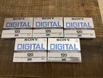 Lot Of (5) Dat Sony Digital DT-120R Audio Tape Sealed Brand New Nice!. Fixed Price $129.00.