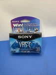 Sony Vhs-c Premium Grade Video Camcorder Tape Min TC-30VHGL Recording. Fixed Price $9.00.