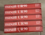 New Lot Of 5 Maxell Ur 90 Minute Blank Audio Cassette Tapes Normal Bias Sealed!. Fixed Price $15.19.