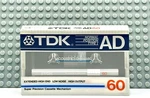 Tdk Ad 60 1984 Japan Type I Blank Cassette Tape (1) (sealed). Fixed Price $31.49.