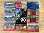 Lot 12 New Sealed Blank Cassette Tapes Memorex Tdk Sony Maxell Ur 90 Uds-ii 60. Fixed Price $27.00.