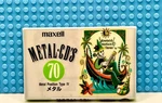Maxell Metal Cd's 70 1995 Japan Type Iv Blank Cassette Tape (1) (sealed). Fixed Price $38.69.