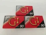 Lot Of (3) New Sealed Jvc G1-90 Normal Bias Audio Cassette Tapes Free Shipping. Fixed Price $10.95.