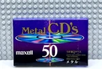 Maxell Metal Cd's 50 1992 Japan Type Iv Blank Cassette Tape (1) (sealed). Fixed Price $38.69.