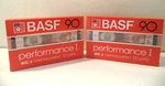 Basf Performance 90 Minute , Qty. 2 Cassette Tapes Early 80'S Era New-sealed. Fixed Price $33.95.