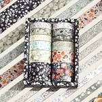 12 Rolls Floral Washi Tape Set - 0.4/0.6/0.8/1.2IN Numerous Flowers Design Decor. Fixed Price $11.75.