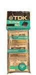 Tdk Telephone Pack D-MC5 D-MC60 MCL-11 Microcassettes. Fixed Price $9.00.