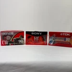 Lot Of 10 Sealed Blank Cassette Tapes Maxell Sony Tdk 90 Minute Normal Bias. Fixed Price $28.97.
