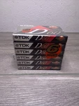 (6 Pack) Tdk IEC1 D60 Minute Blank Audio Cassette Tapes High Output New. Fixed Price $9.95.