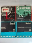 Vintage Scotch Brand Magnetic Tape Reels 190 Extra Play & Highlander Untested. Fixed Price $16.16.