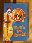 Vintage Mcdonald Happy Meal Thats My Ronald Audio Cassette Tape 1997 Unopened. Fixed Price $5.37.