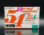 Sony Cdix-i 54 Blank Audio Cassette Tape Type Normal Bias Made Japan 1994. Fixed Price $13.99.
