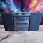 Panasonic Audiophile SA-DH30 Stereo Cd Changer Cassette Deck System Works. Fixed Price $182.78.