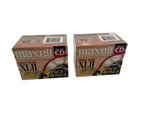 New 2 Packs Of 5 Vintage Maxell Xlii 90 High Bias Audio Cassette Tape Sealed. Fixed Price $95.00.
