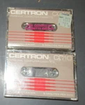 2 Certron CC10 Computer Cassette Tapes New Sealed. Fixed Price $20.00.
