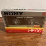Vintage Sony HF90 Blank Audio Cassette Tapes Type For Speech Music New. Fixed Price $13.99.