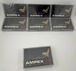 Lot Of 7 Ampex Grandmaster Ii 60 High Bias Blank Cassette Tapes Sealed Nos. Fixed Price $59.99.
